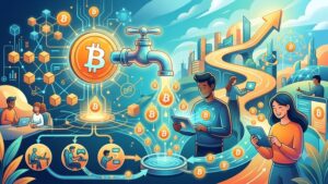 Футуристическая концепция развития микрозаработка в Биткоин-кранах Honey-Faucet с использованием современных цифровых символов криптовалют