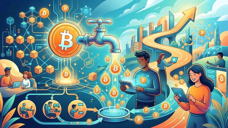 Футуристическая концепция развития микрозаработка в Биткоин-кранах Honey-Faucet с использованием современных цифровых символов криптовалют